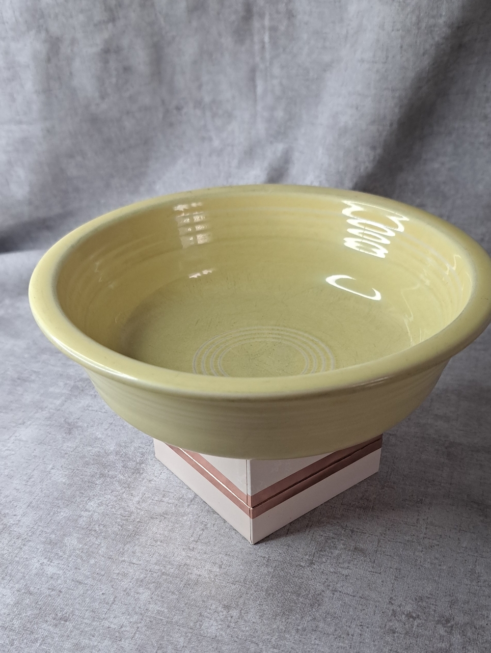 Vintage Fiesta Dessert Bowl Old Ivory